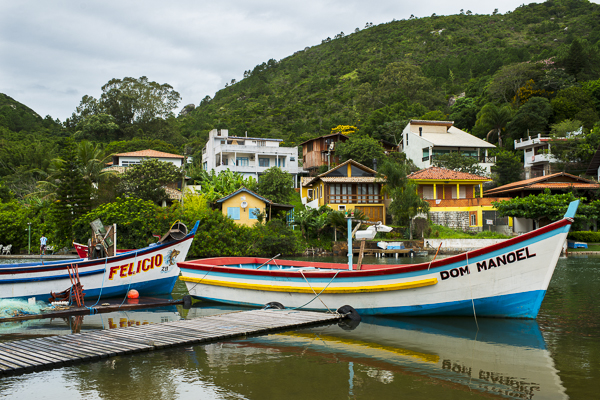 barra da lagoa brazil boats