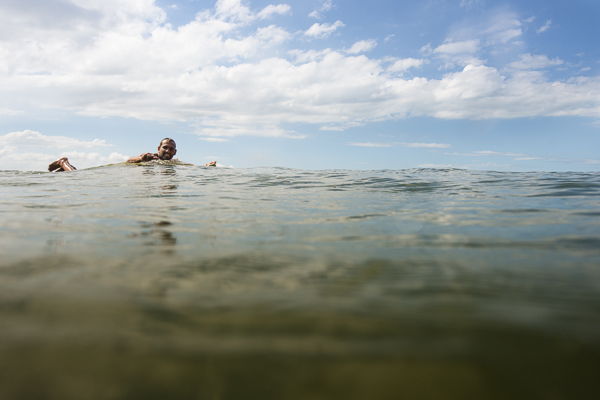 surfer in water in brazil