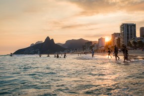 rio at sunset