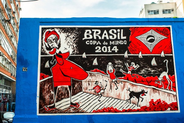 world cup street art