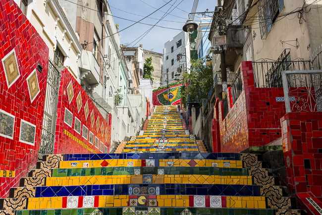 tiled stairs rio