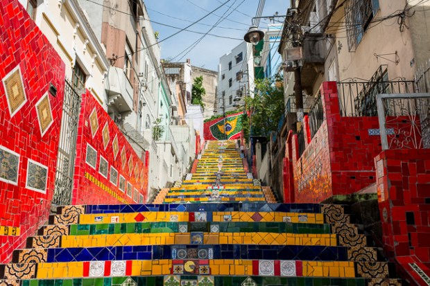 tiled stairs rio