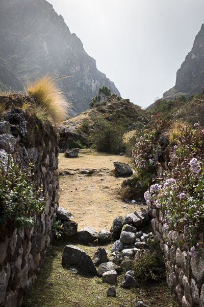 ruins on the lares trek