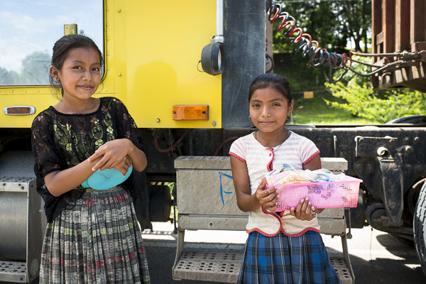 road block, guatemala