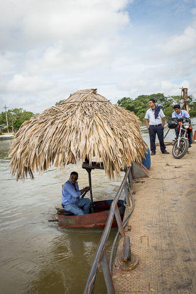 crossing the river